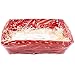 Make Your Own Hamper Kit 30 cm x 22 cm – Cestino rettangolare, borsa, nastro e lana di legno, colore rosso