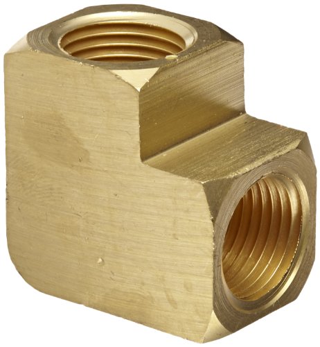 Image of Dixon Valve EL3F3F Brass Fitting, 90 Degree Extruded Pipe Elbow, 3 /8 inch NPTF Female