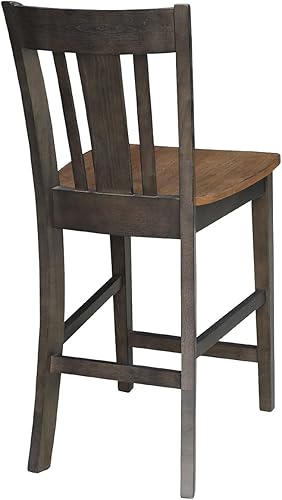 Miniatura 63 de International Concepts San Remo Taburete alto de bar, gris pardo lavado gris topo lavado,Espresso,Marrón,Beige,Negro -,Hickory/piedra