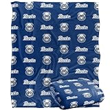Drake University Bulldogs Blanket, 50"x60" Logo Pattern, Silky Touch Super Soft Throw