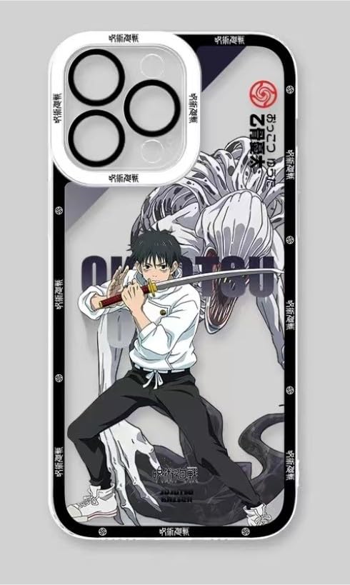 Amazon.co.jp: 呪術廻戦 スマホケース 乙骨憂太 TPU 透明 アイフォン