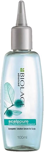Biolage Scalppure PROFESSIONAL Anti-Dandruff Serum | 72 HRS Scalp Detox | 6-in-1 Formula | Paraben-free & Vegan | Serum for Men & Women, 100ml