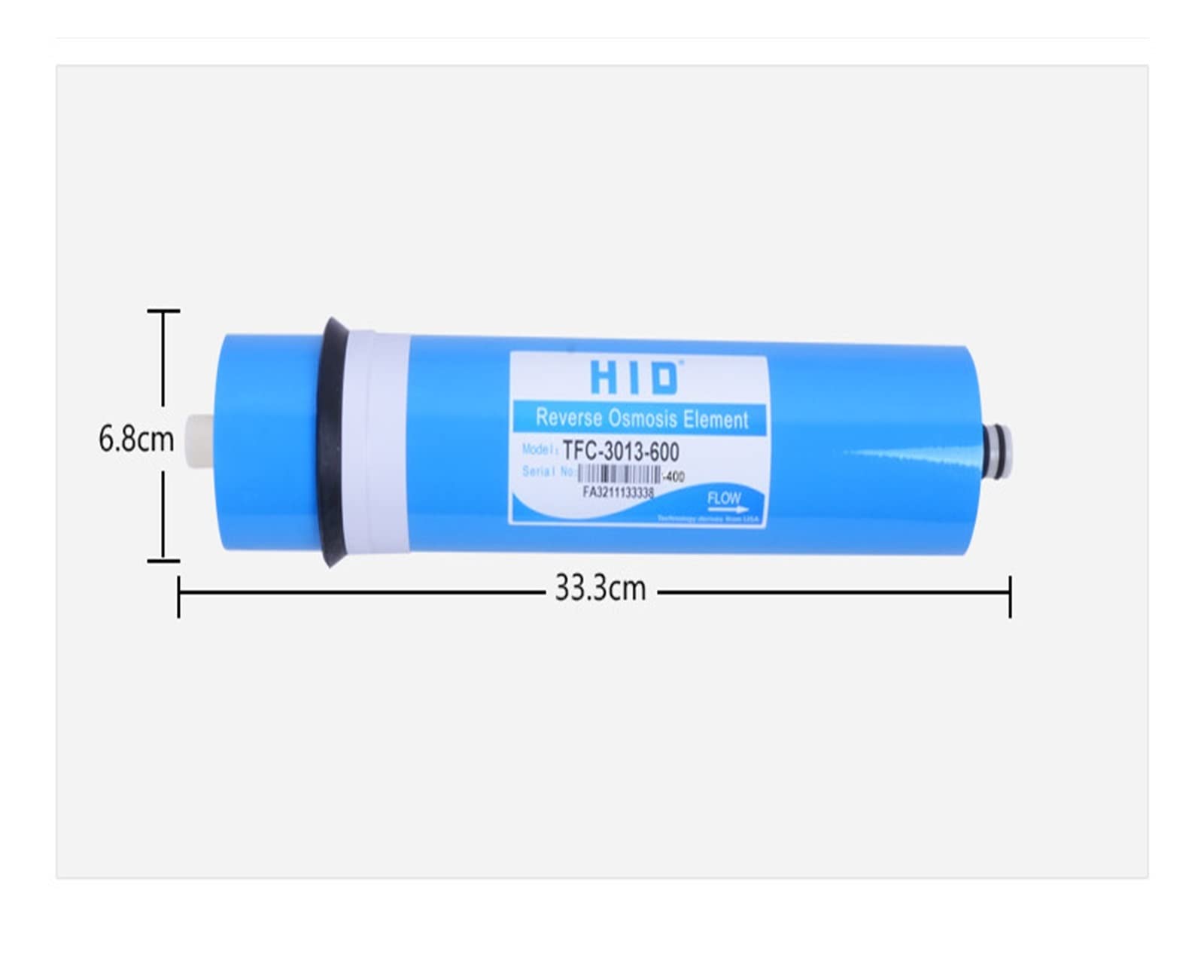 10 sztuk 600gpd filtr odwróconej osmozy 3013-600 membranowe filtry do wody wkłady Ro System filtr membranowy Bezpieczne materiały