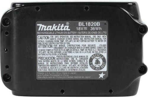 Makita BL1820B 18V Compact Lithium-Ion 2.0Ah Battery, Black - Image 7