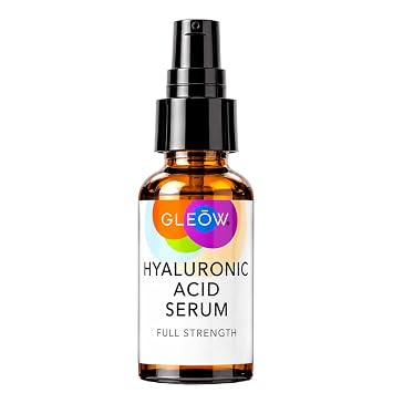 GLEOW New 2024 Pure Hyaluronic Acid Serum for Face - Hydrating Serum for Women - Hyaluronic Acid Pure Face Serum for Women - Face Serum for Dry Skin with Dark Spots 2oz