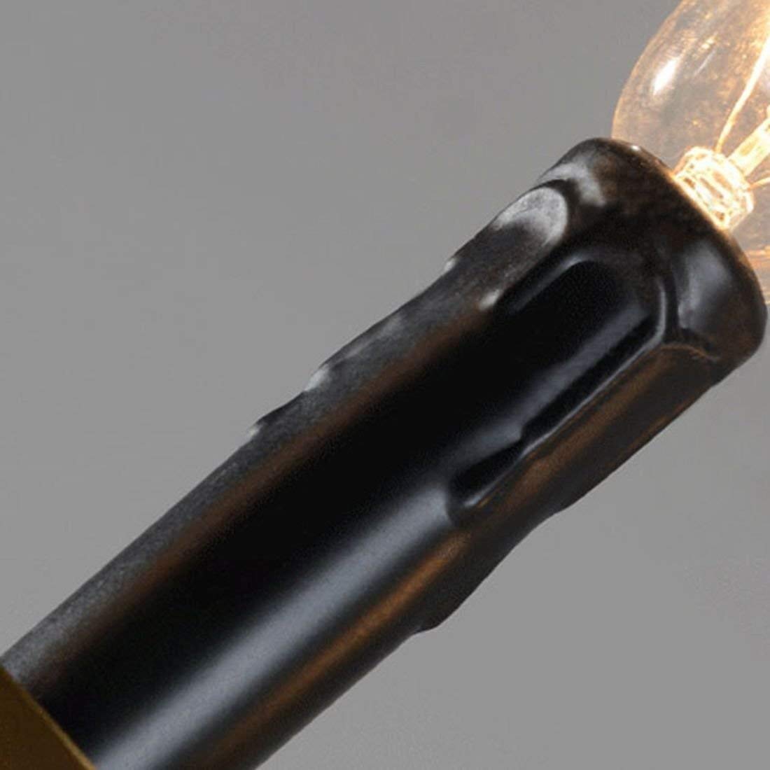 Lámpara de techo cálida para el hogar, lámpara retro de ancho, lámpara de comedor, lámpara colgante, cable con 3 enchufes para comedor, cafetería, única