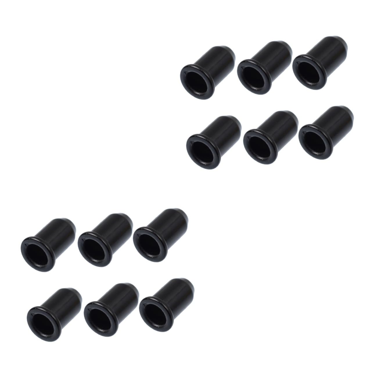 ifundom 2sets Ferrules Guitar String Pegs Acoustic Guitar String Mounting Buckle Caps Through Body Ferrules for Bass 30pcs*2