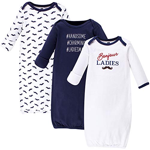 Image of Hudson Baby Unisex Baby Cotton Gowns