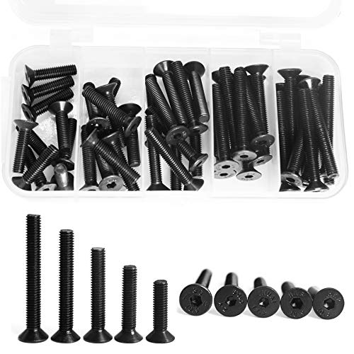 Sunxulimi SB-112 M5 X 20Mm 25Mm 30Mm 35Mm 40Mm Flat Head Socket Cap Screws Countersunk Bolts cover