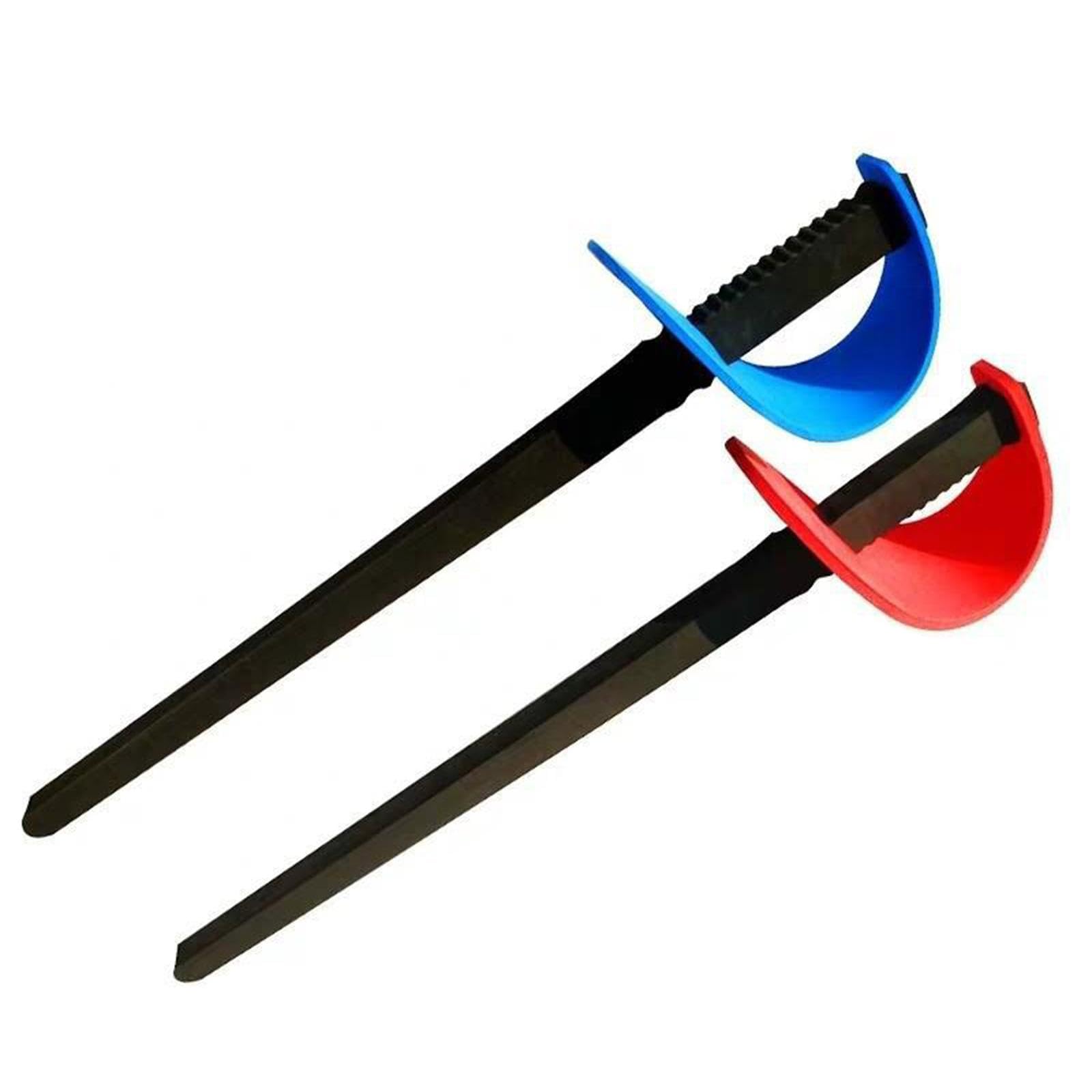 Garende Foam Fencing Sword Training Sword Sparring Photo Prop Training Aid Practice for Children Young Fencers Cosplay Pirate Parties, Blue