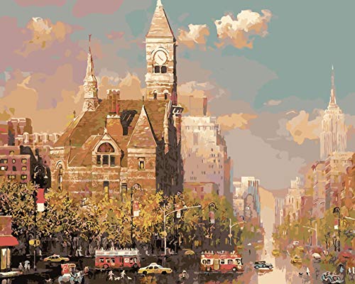 MiDenso Paint by Numbers DIY Easy Funny Painting Kit for Kids Adults Beginner 16" by 20" Colorful Pattern with Gift Wrap Stocking Stuffer Christmas Birthday Gifts for Him Girls