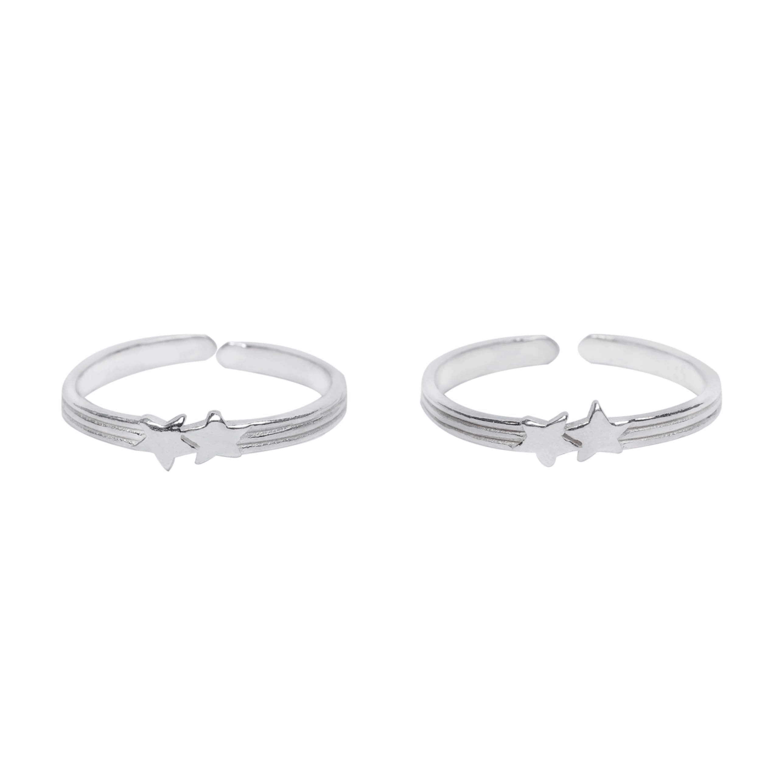 925 Sterling Silver Toe Ring for Women | Adjustable Open Band Bichiya | Traditional Silver Foot Ring-image-43