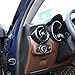 CHEYA for Alfa Romeo Stelvio 2017-2020 ABS Car Interior Dashboard Side Air Conditioning Vent Outlet Cover Trim (Carbon Fiber)