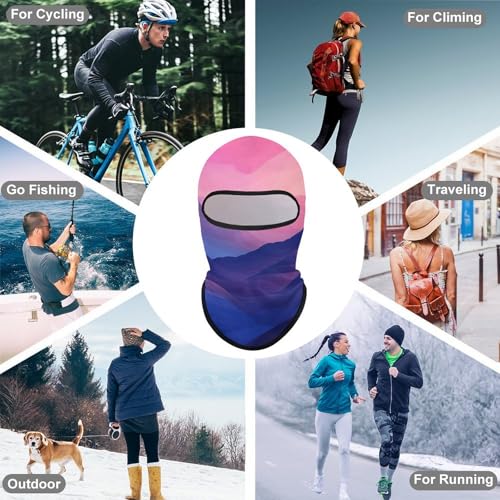 Balaclava para hombre, máscara para esquí y montaña, cubreboca para invierno, ciclismo y actividades al aire libre miniatura 6