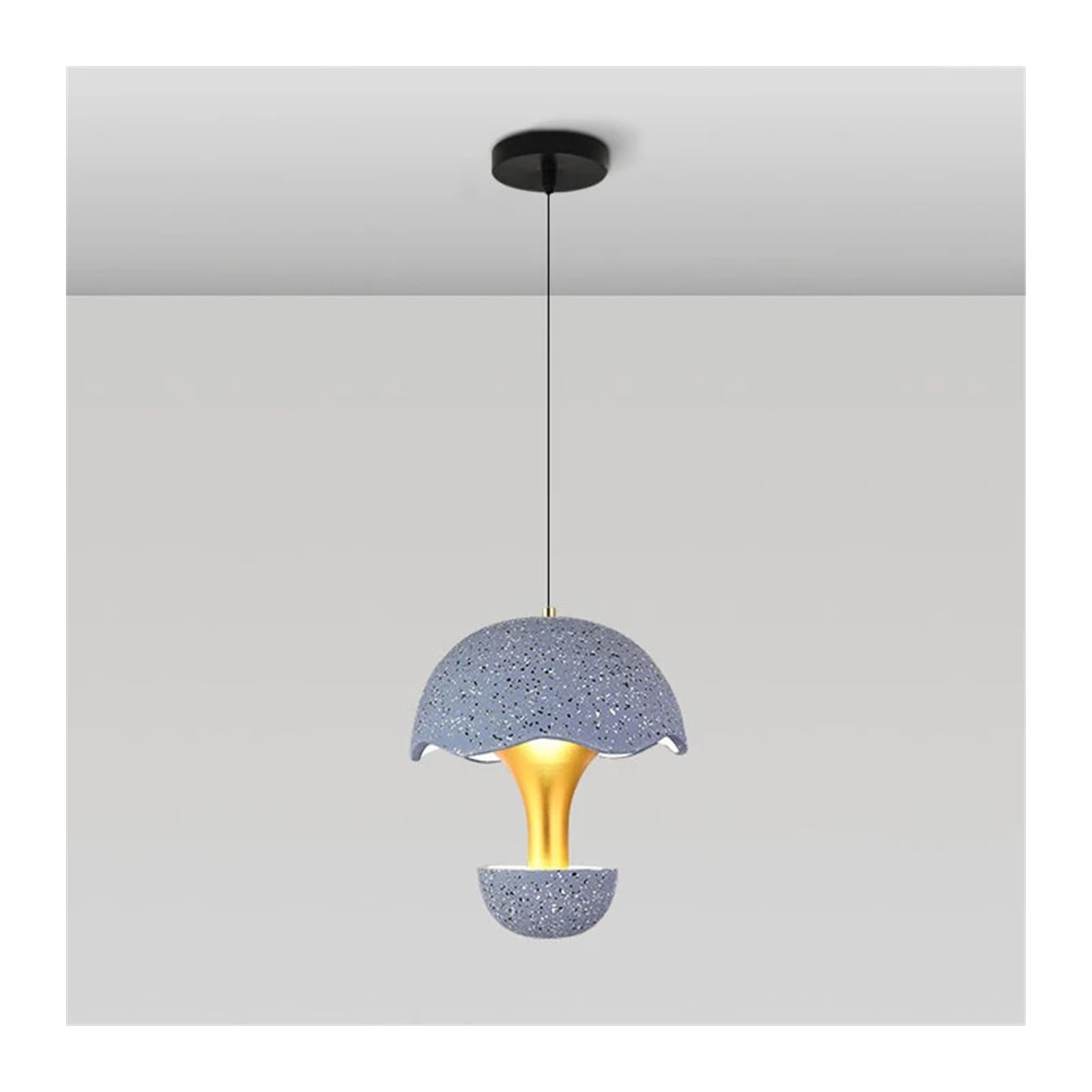 Lampe de chevet suspendue noire : ambiance cosy de chambre
