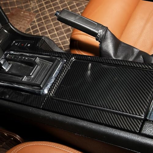 Tapas portavasos consola central carbono Ford Mustang miniatura 5
