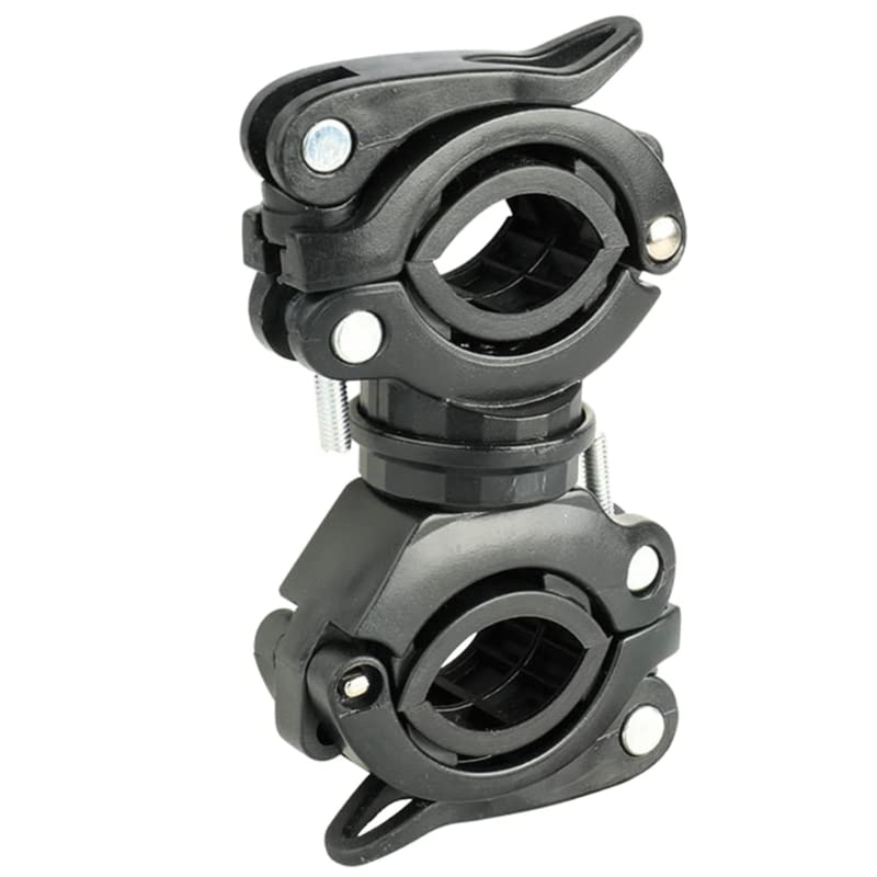 Flashlight Mount Holder Universal Led Light Mounting Holder 360°-Rotation Clip-Clamp for Flashlight Cycling Mounting Bracket