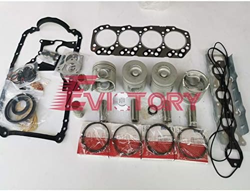 For ISUZU 4JJ1-T 4JJ1T rebuild overhaul gasket bearing piston ring oil water pump