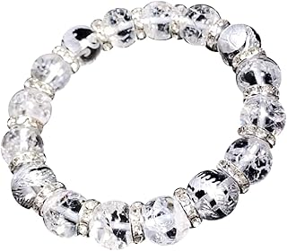 五爪皇帝龍のブレスレット◆五爪皇帝龍銀彫水晶/12ミリ×AAAクラック水晶/12ミリ◆天然石・パワーストーンブレスレット◆責任感・野心・忍耐強さ・理性的・現実・生真面目・開運・幸運・純粋・浄化・冷静沈着・厄除け・浄化・心願成就