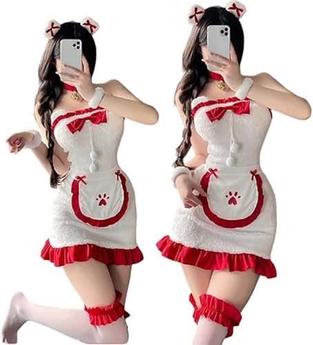 [RIRAIN] �Ⴞ��� �T���^ �R�X�v�� �N���X�}�X �N�} �L �Z�N�V�[ ���C�h�� ���f�B�[�X �T���^�R�X �z���C�g �����s�[�X �ӂ�ӂ� ���� �ߑ� �{�f�B�R�� ���� ���� �~�j�X�J�[�g �R�X�`���[�� (�X�^�C����05)