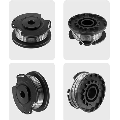 Rasentrimmer Spule,Drahtspulen mit Trimmerdraht Bosch EasyGrassCut 18-230 Rasentrimmer, Rasentrimmer Spulen Fadenschneider (2 Spulen + 1 Kappe)