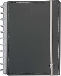 Caderno Inteligente, Grande, Coll Grey, 215x280 mm, 80 Folhas, Multicor