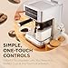 Ivation Espresso & Cappuccino Maker w/Milk Frother | 58mm | Coffee Machine for Home | Single & Double Shots | Espresso, Cappuccino, Latte, & Froth | Auto-Clean & Descale - Detachable Milk Reservoir