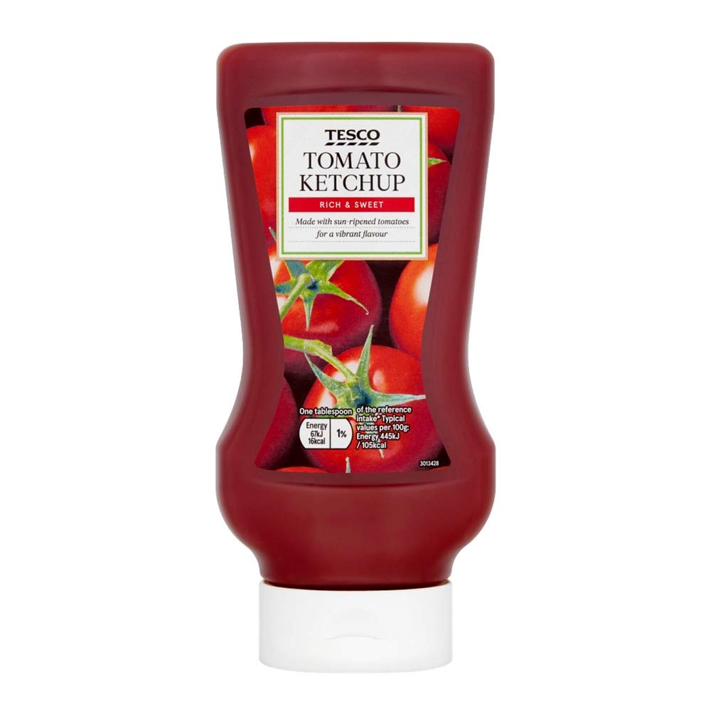 Tesco Top Down Tomato Ketchup 550G