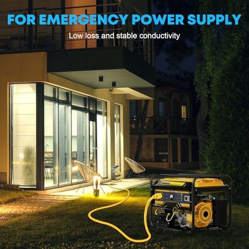 Kohree Nema L14-30 Generator Cord 30 Amp 4 Prong, 20ft Heavy Duty Generator Power Locking Cord for Manual Transfer Switch, Electric Extension Wire 10 Gauge 125/250V, 7500W with Cord Organizer - 5