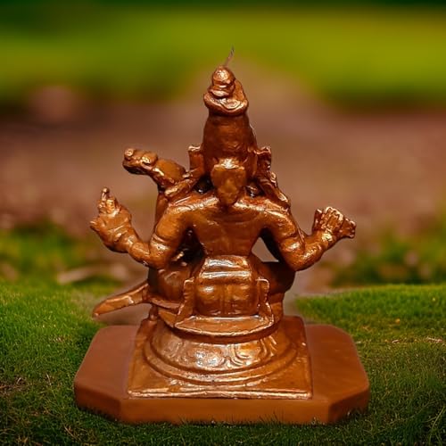 Image of Goddess Saraswathi Murti Copper - 1.6 in - Pack of 1