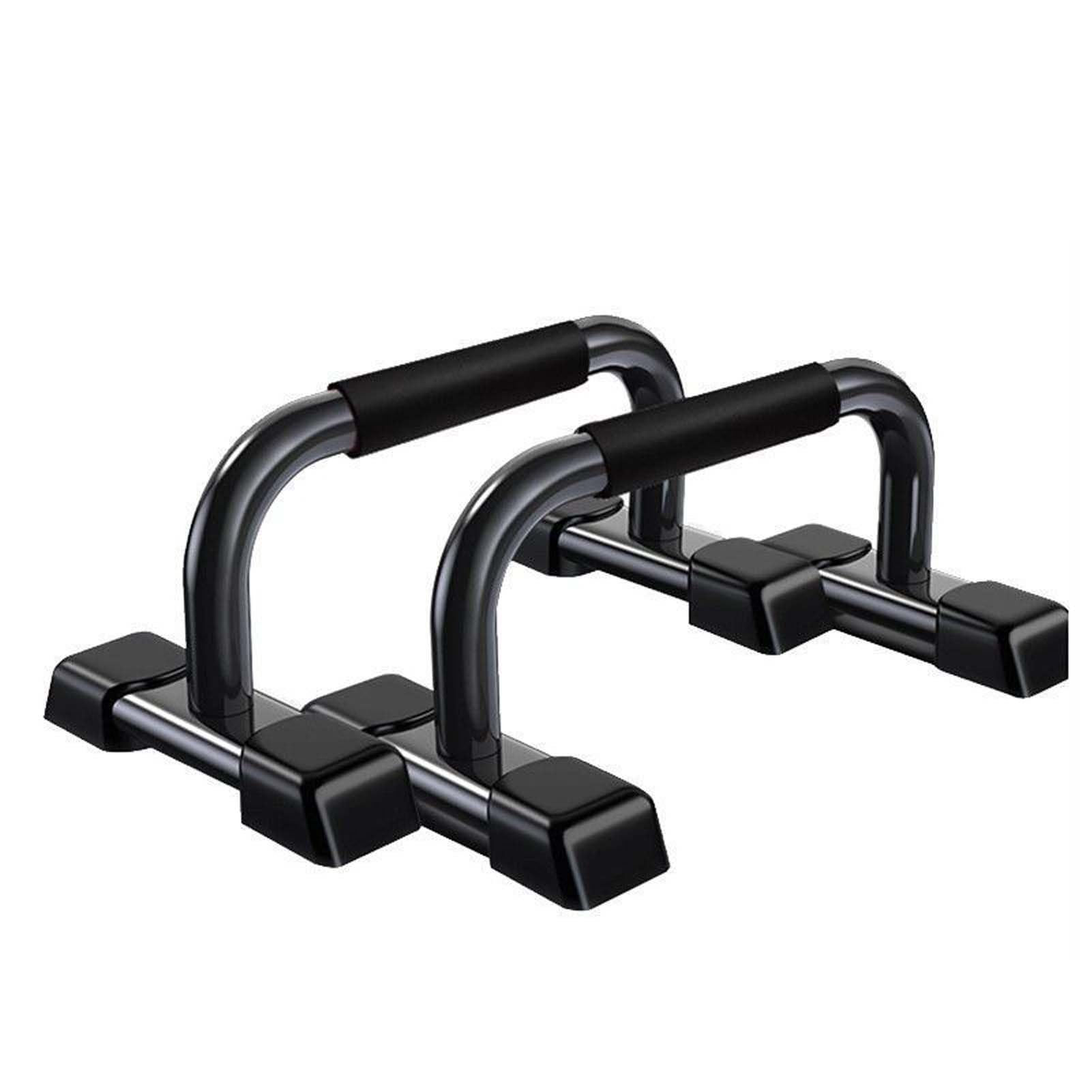 Parallettes - Barre per flessioni, attrezzatura per calisthenics per cavalletto, planche, tuffi, supporto per flessioni in legno e metallo, per casa, palestra all'aperto