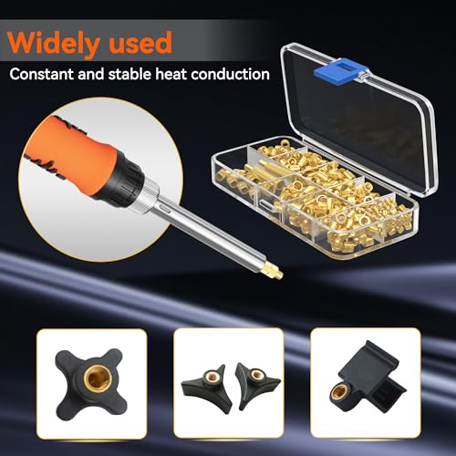 Image of Threaded Inserts Set, 220Pcs Heat Inserts & Heat Set Insert Tips