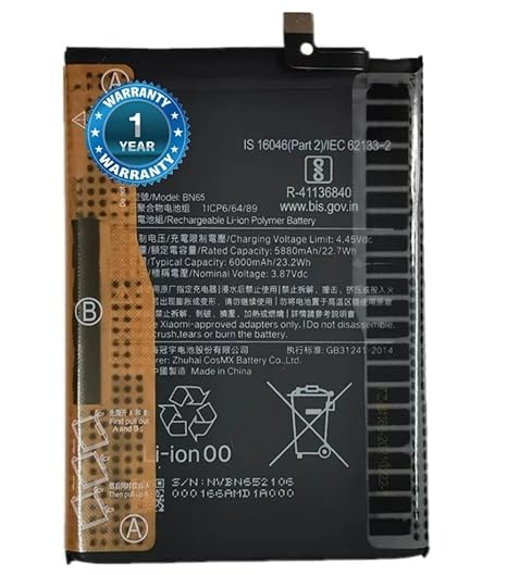 Image of Original BN65 Battery for Xiaomi Redmi 10 India Version MZB0B6OIN Battery with 1 Year Warranty***(RFG122)