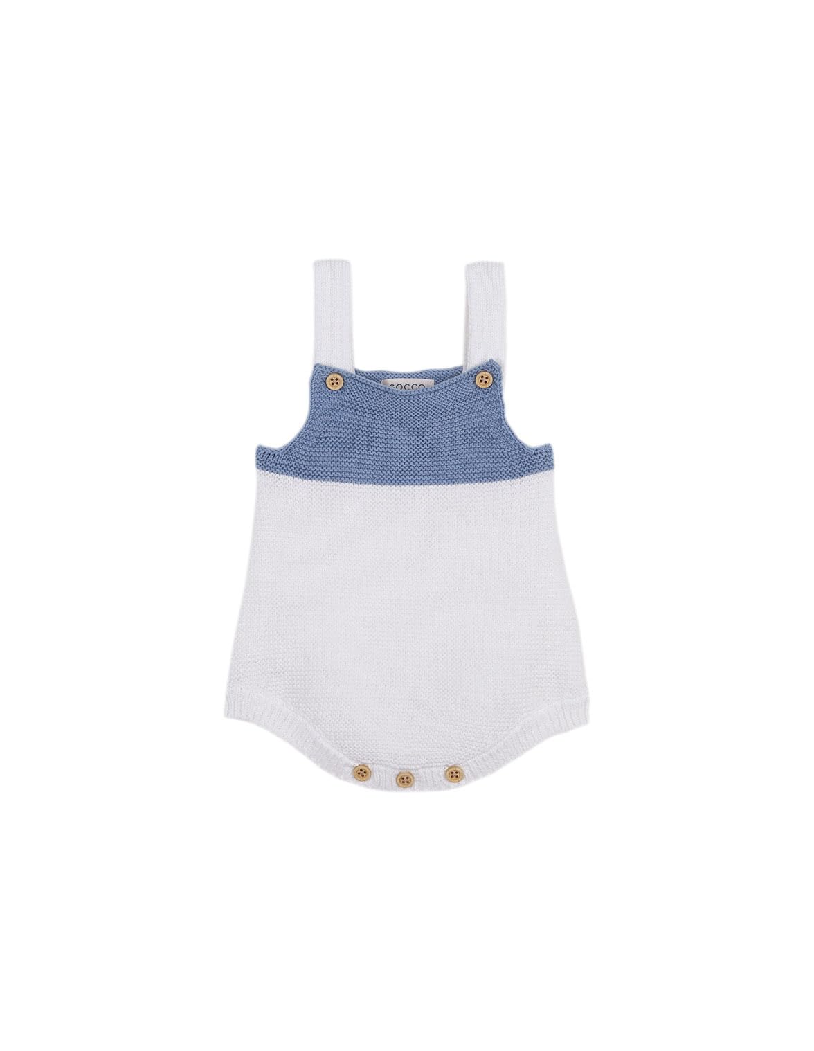 Gocco Rana Punto En Dos Colores Vestido Unisex bebé