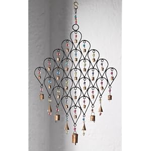 India Gerecycleerde ijzeren klokken Teardrop Wind Chime
