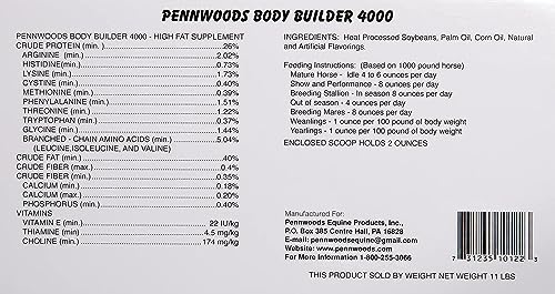 Pennwoods 1193 Body Builder 4000, Horse Weight Gain Supplement thumb #6