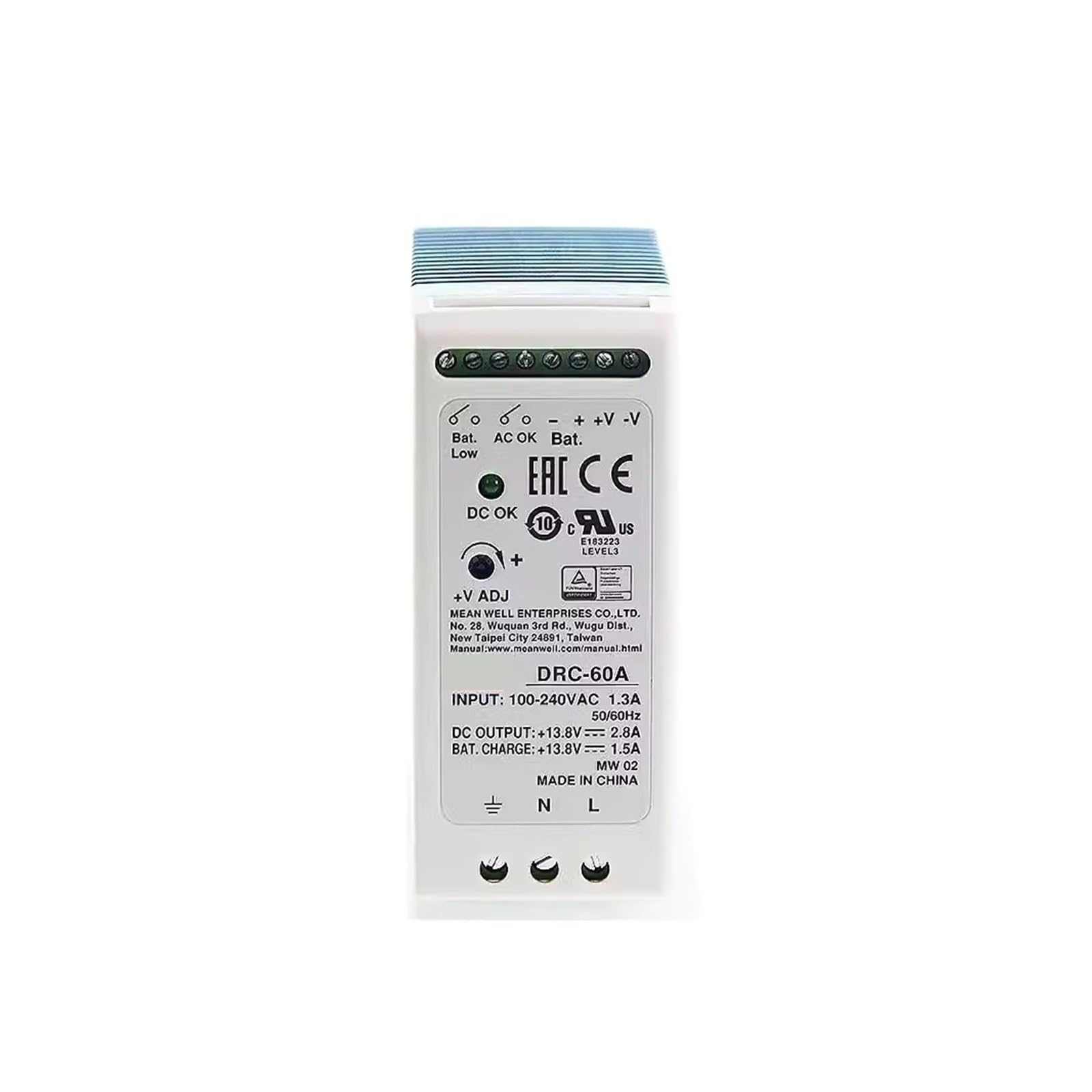 Alimentation à découpage DRC-60B rail DIN pour armoire domotique 60W