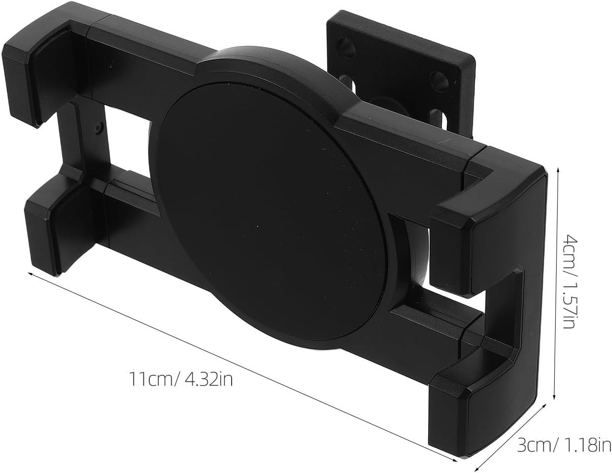 Skateboard Wall Rack 360 Degree Swivel Adjustable Black Plastic Holder | Vertical Storage for Skateboard and Longboard, Universal Installation, Garage or Bedroom Use, Sleek Modern Decor