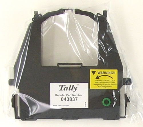 Cinta negra TallyGenicom 043837 4m caracteres miniatura 1