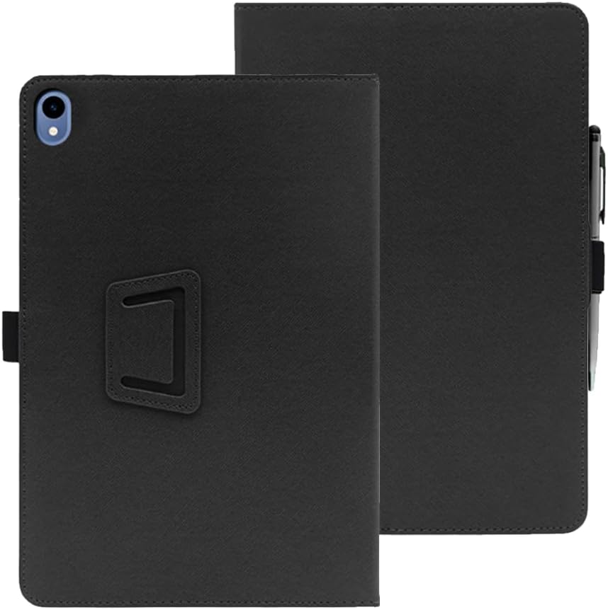Compatible for Walmart Onn 10.1 Gen 4 2024 Tablet Case Kebiory PU Leather Case Support Auto Sleep/Wake with Hand Strap Magnetic Clasp Folio Smart Cover for Onn 10.1 inch 2024 Model:100135925 (Black)