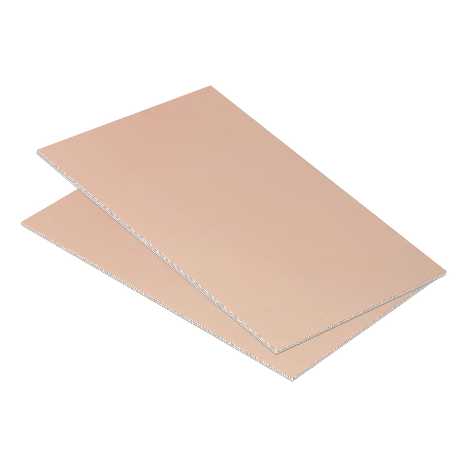 PATIKIL FR4 Laminato Rivestito in Rame a Lato Singolo PCB, 2 Pezzi 70 x 50 x 0,8mm Circuito Prototipo Universale Placcato in Rame