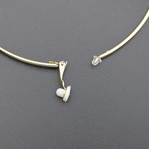 Extra Large Non Pierced Earrings for Women Men - Big Round Circle Clip On Huggie Hoop Earrings Hypoallergenic4