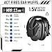 ACT FIRES Electronic Shooting Ear Protection,NRR 23dB Active Noise Reduction Ear Muff with Sound Amplification for Gun Range, Ear Muffs Hearing Protection Hunting