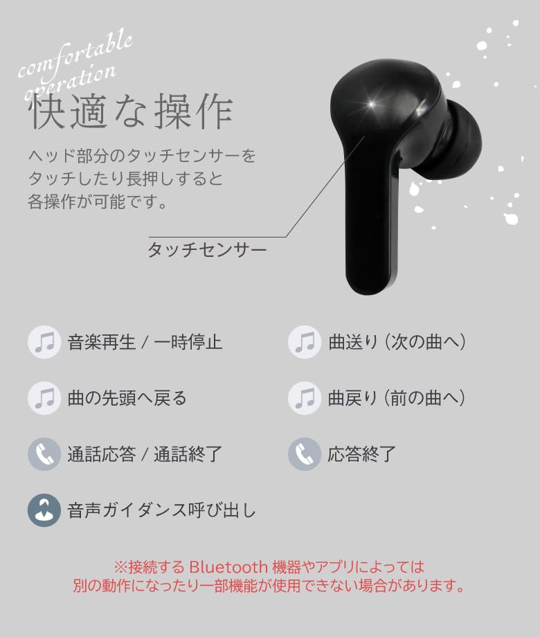 Amazon.co.jp: Bluetooth5.3 イヤホン ワイヤレスイヤホン