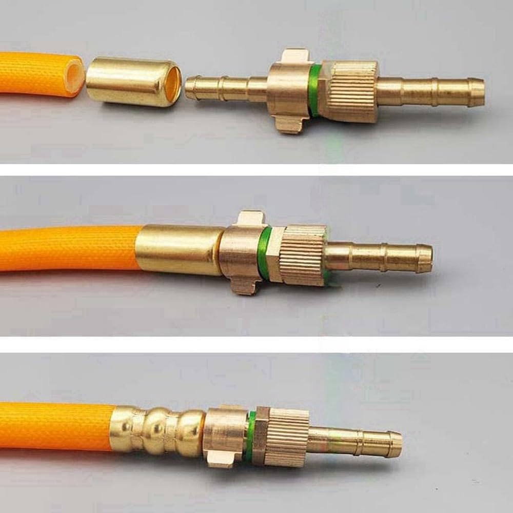 5/10/20 piezas de manguito de compresión de latón para tubo de cobre hueco, accesorios de crimpado para mangueras de alta presión, conectores de escape de tuberías de 18/20/25 mm, 25 mm, 20 piezas