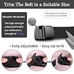 Mile High Life Nylon Web Belt Outdoor Military Belt With TSA Safe Plastic Buckle Belt - Image 5