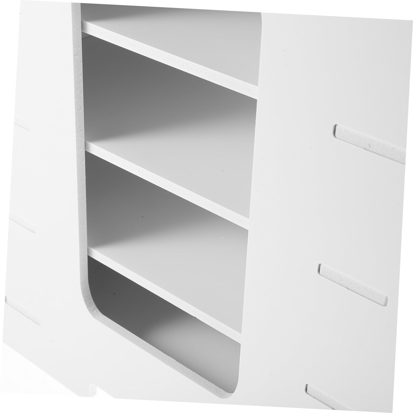 Cartella impilabile da scrivania, in legno e plastica, per ufficio, studio, dormitorio, porta riviste e espositore per documenti, per insegnanti, studenti, impiegati
