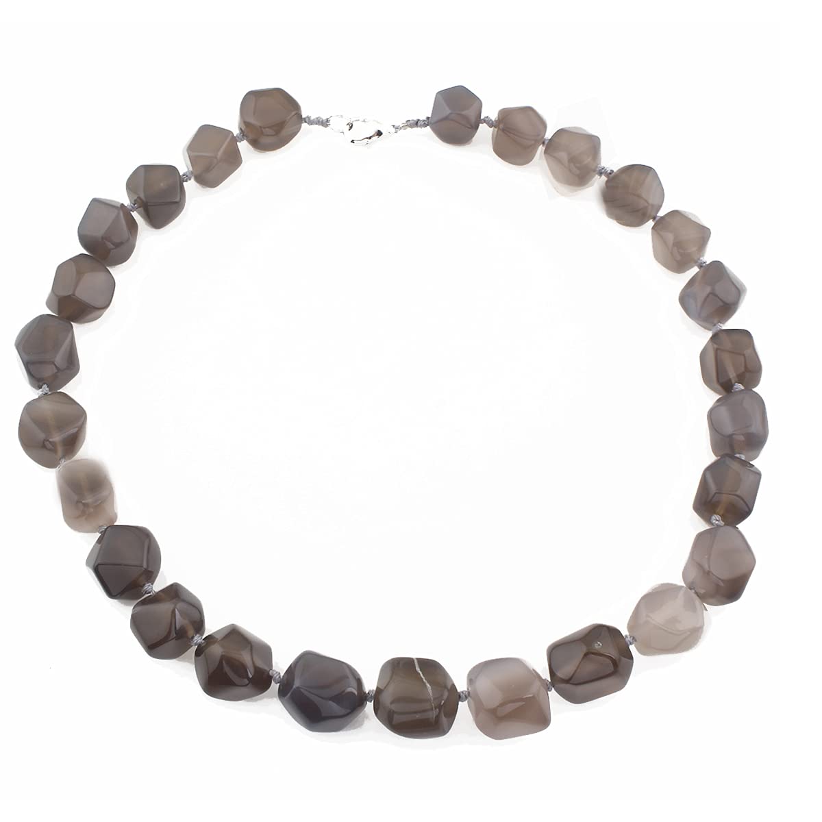 Treasure Bay Impresionante collar grueso de ágata para mujeres y mujeres