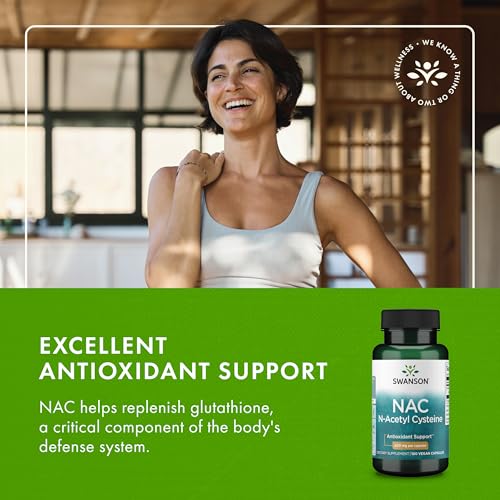 image for Swanson NAC N-Acetyl Cysteine Antioxidant Liver Support & Amino Acids 
