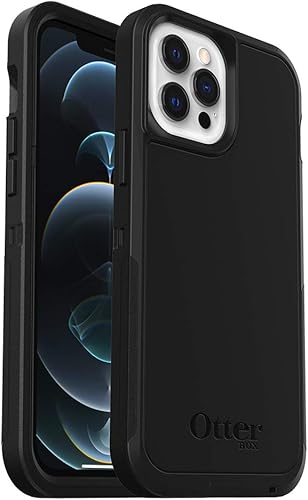 OtterBox Defender Series XT SCREENLESS Edition - Funda para iPhone 12 Pro Max, color negro